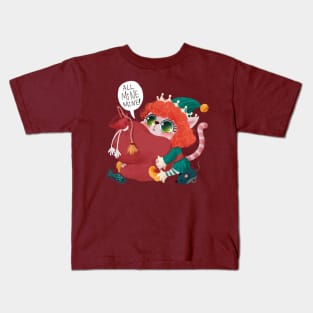 Kitty Elf Kids T-Shirt